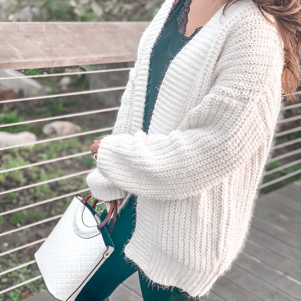White Oversized Sweater